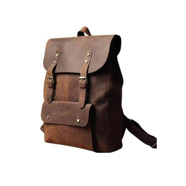 YUHIB Vintage Leather Laptop Backpack