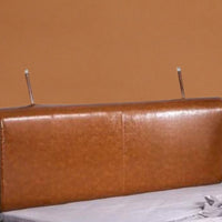 Handcrafted Elegance Custom Genuine Leather Headboard for Luxurious Bedroom