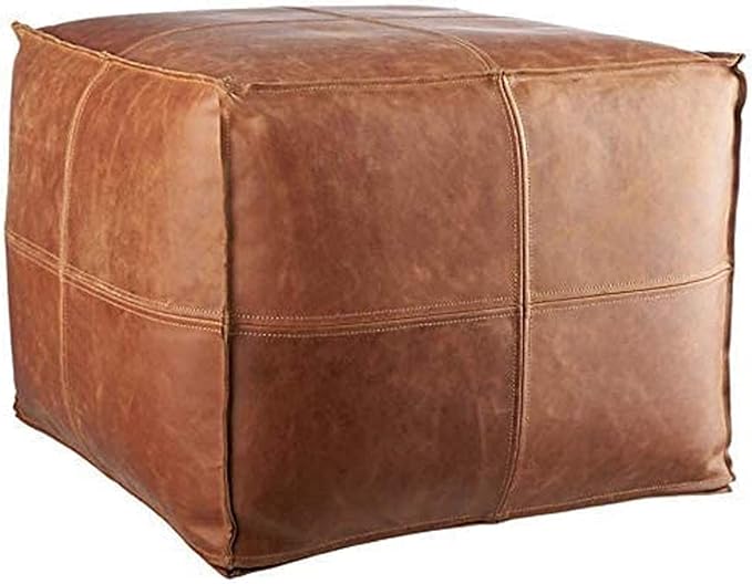 Genuine Goatskin Leather - Bohemian Living Room Decor