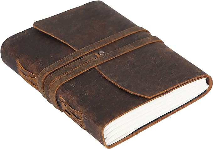 Handmade Leather Journal/Writing Notebook Diary