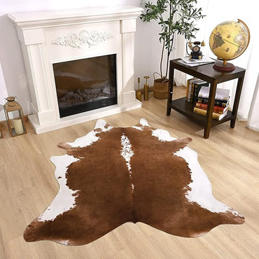 Cow Hide Rug, Vintage Western Home Decor Cow Print Rugs