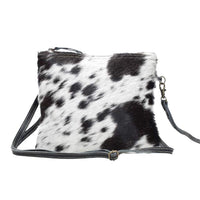 White & Black Cowhide Shade