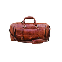 Leather Duffle Bag Handmade Leather Weekender Gym Bag