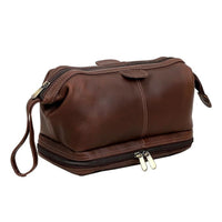 Genuine Buffalo Leather Unisex Toiletry Bag