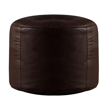 Genuine Cowhide Leather Poufe