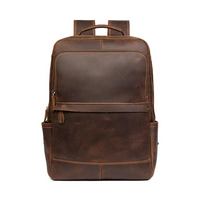 Vintage Genuine Leather 14 Inch Laptop Backpack,